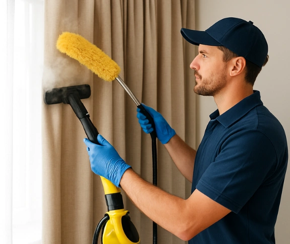 Trusted blind cleaning technician Matty Curtain Cleaning lindfield-nsw QLD